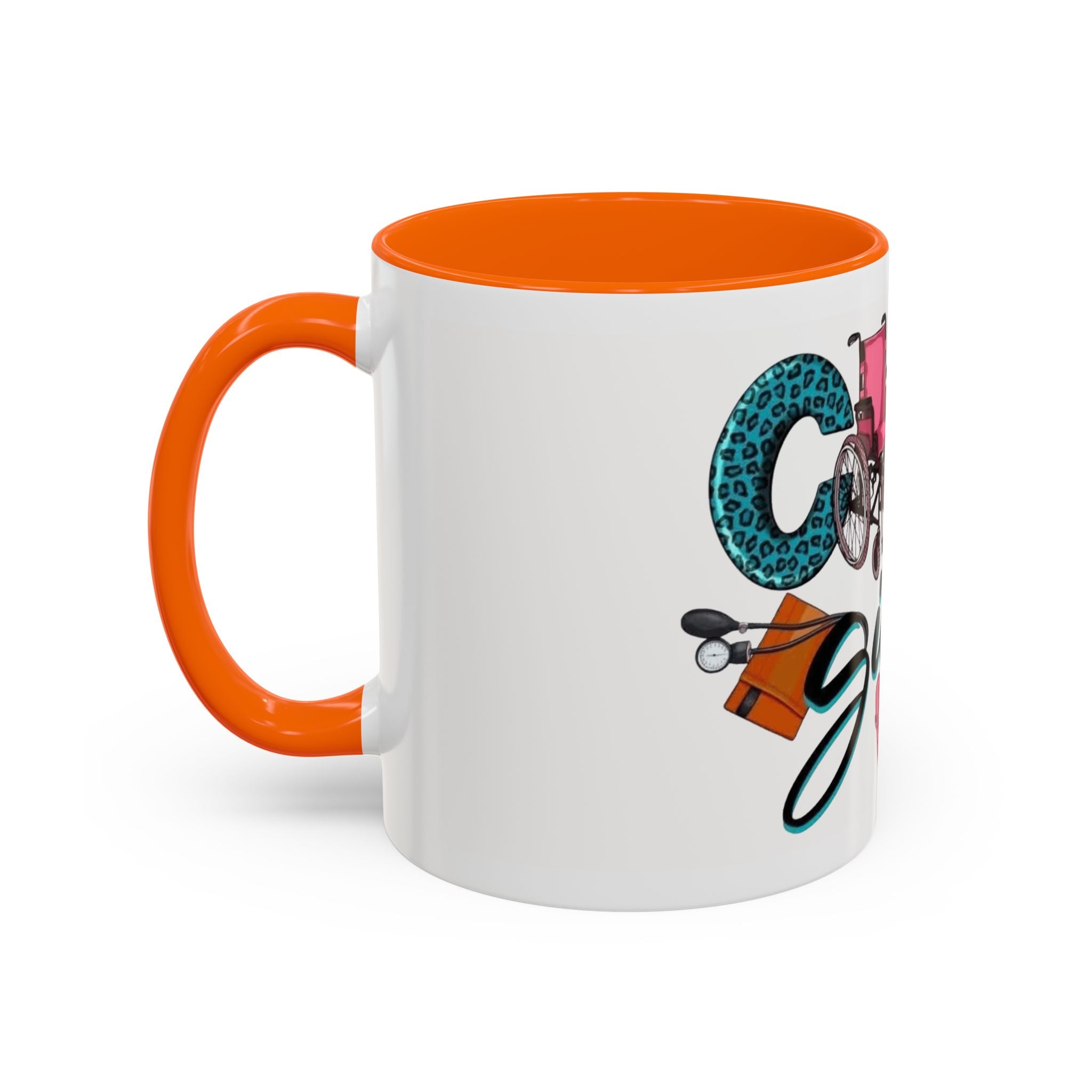 Nurse Given Accent Coffee Mug — Caregiver & Medical Equipment Design Christmas mug for all healthcare heroes