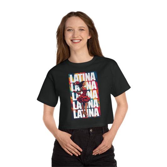 Latina Heritage Cropped T-Shirt | Celebrating Culture, Summer Fashion, Gift for Her, Casual Style, Streetwear