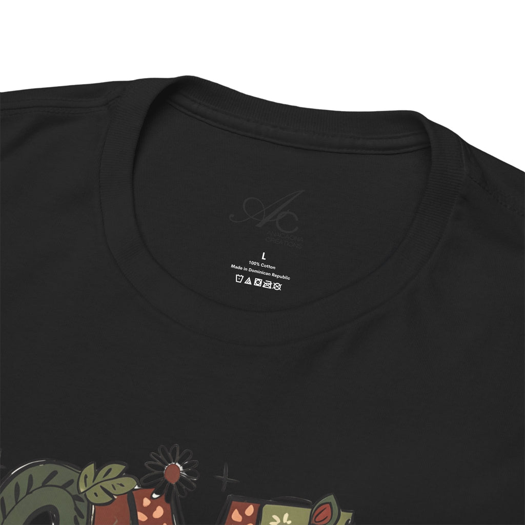 Give Thanks Tee Thanksgiving Graphic T-Shirt with Rustic Bow Design