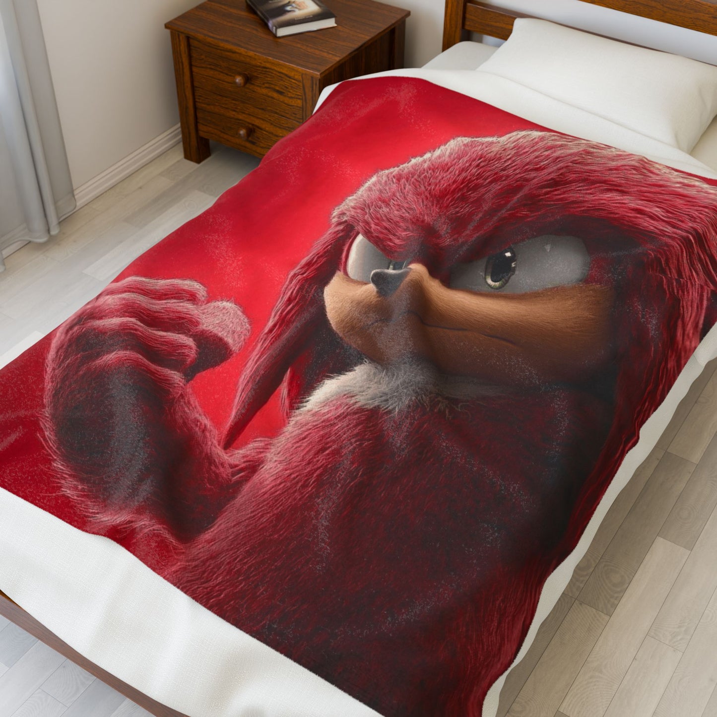 Knuckles Plush Throw Blanket