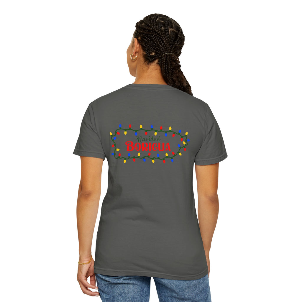 Medalla Light Beer T-Shirt  Navidad Boricua Holiday Tee Puerto Rico’s Navidades