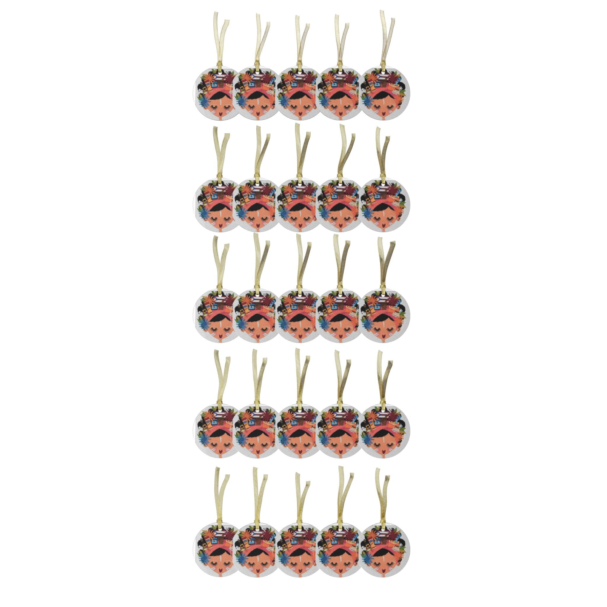 Feliz Navidad Boricua Glass Ornament | Puerto Rican Christmas Keepsake Glass Ornaments