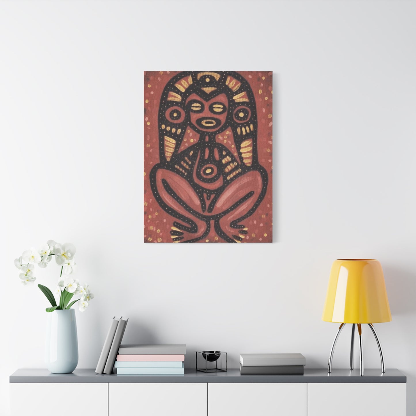 PUERTO RICO Culture Indians Inspired Print, Modern Tribal Artwork