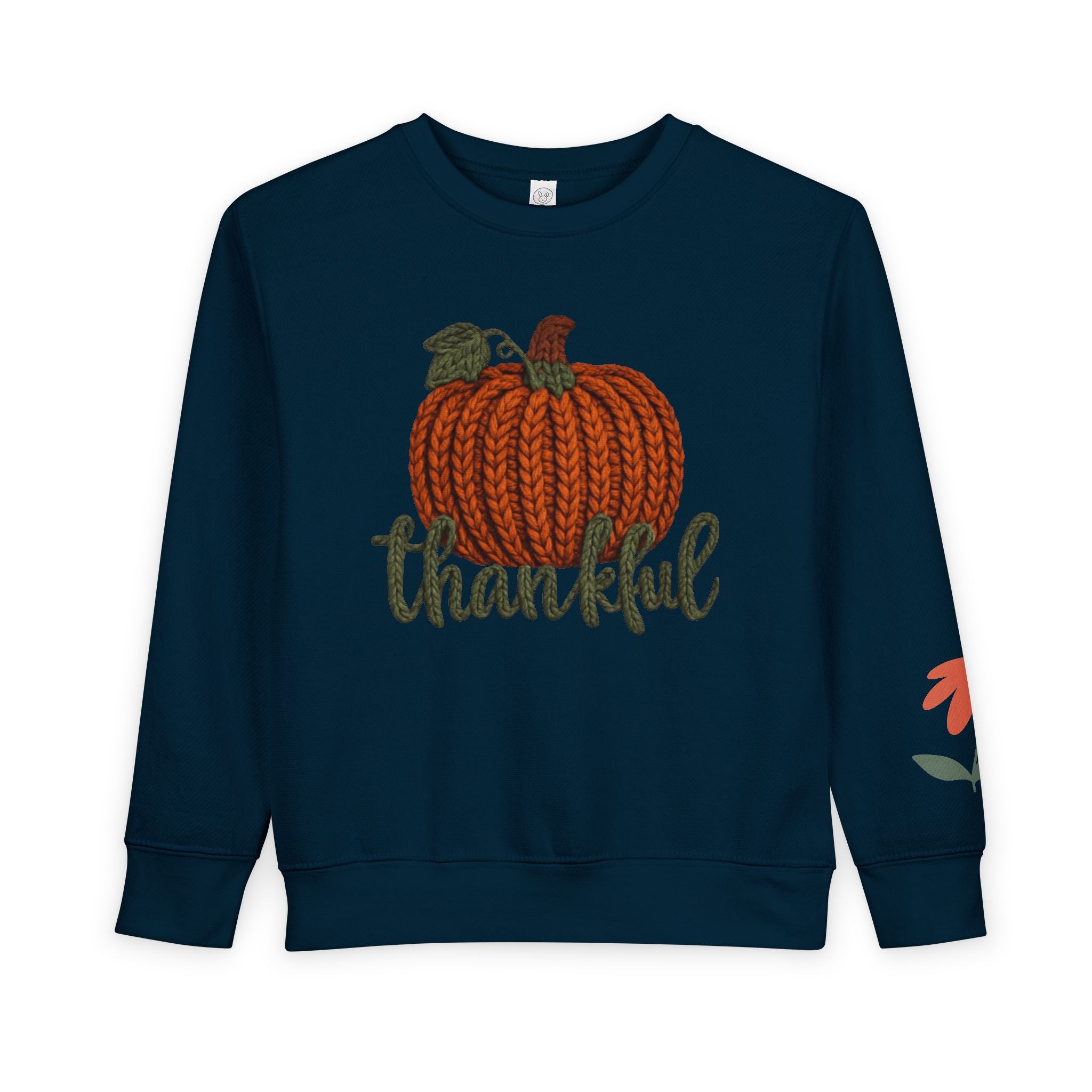 Toddler Sweatshirt  "Thankful" Pumpkin Fall Pullover