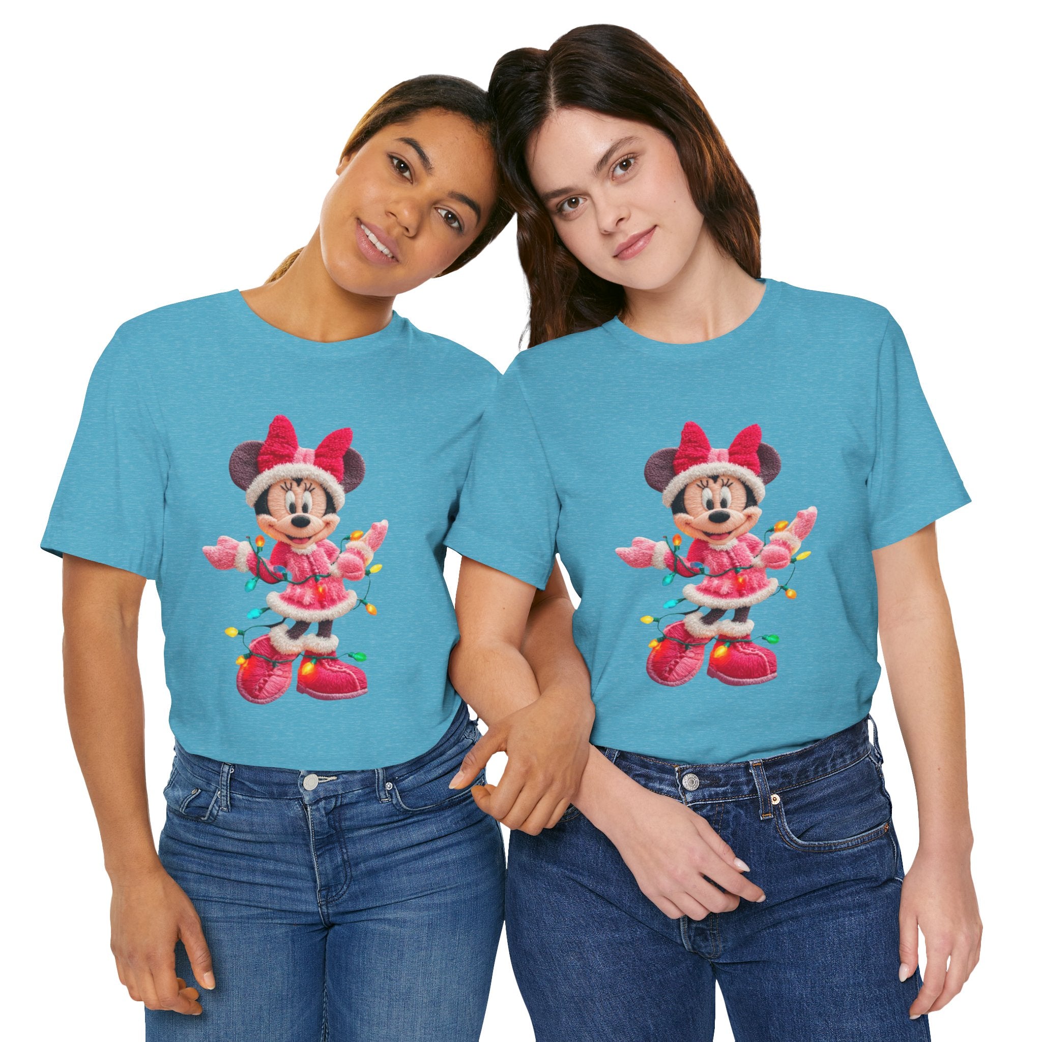 Minnie Mouse Holiday Lights T-Shirt Festive Holiday Designs