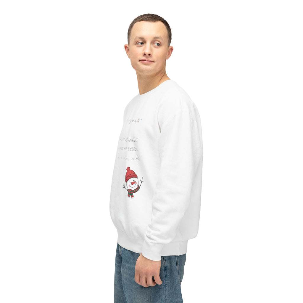 Snowman Crewneck Sweatshirt  Cute Holiday Snowman Pullover