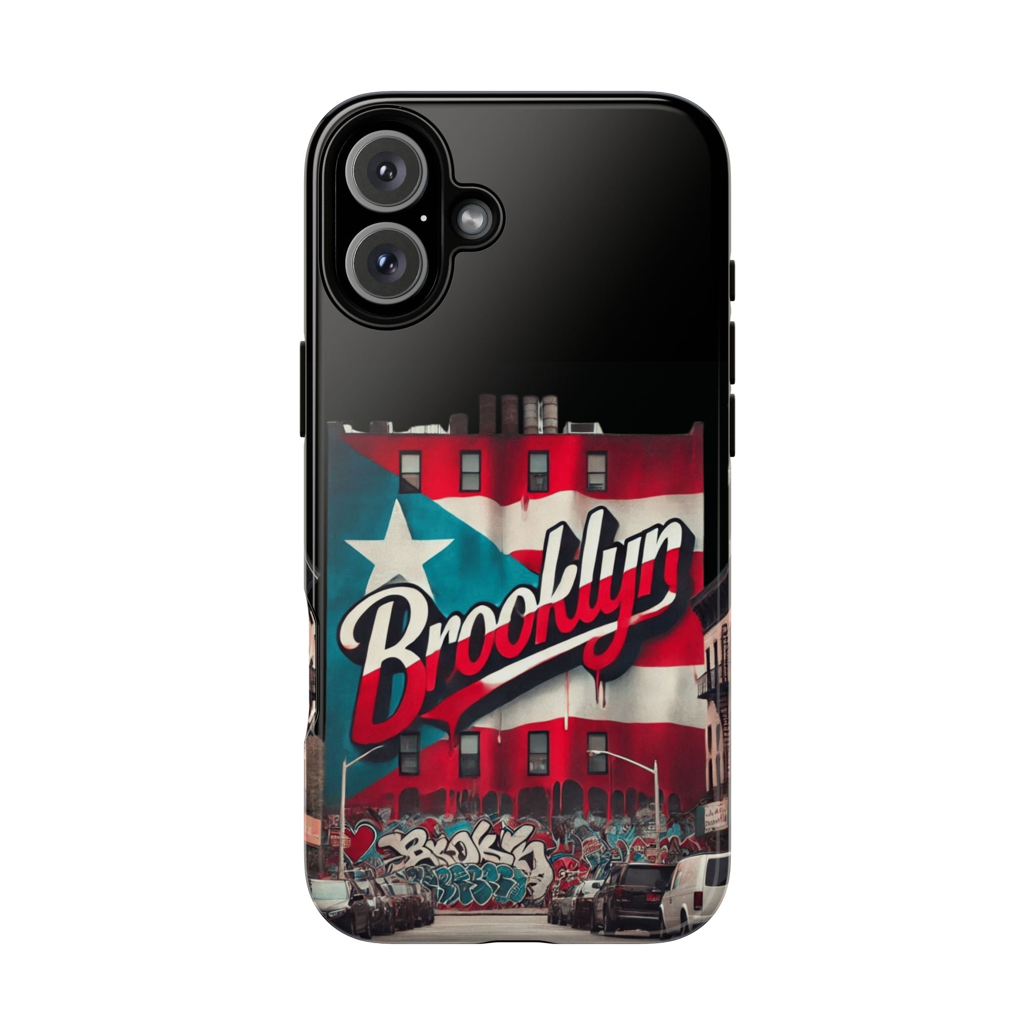 Brooklyn Street Art Phone Case  Urban Graffiti Protective Cover