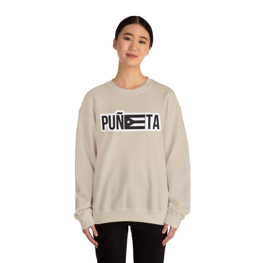Puñeta Sweatshirt  Puerto Rican Flag Graphic Crewneck