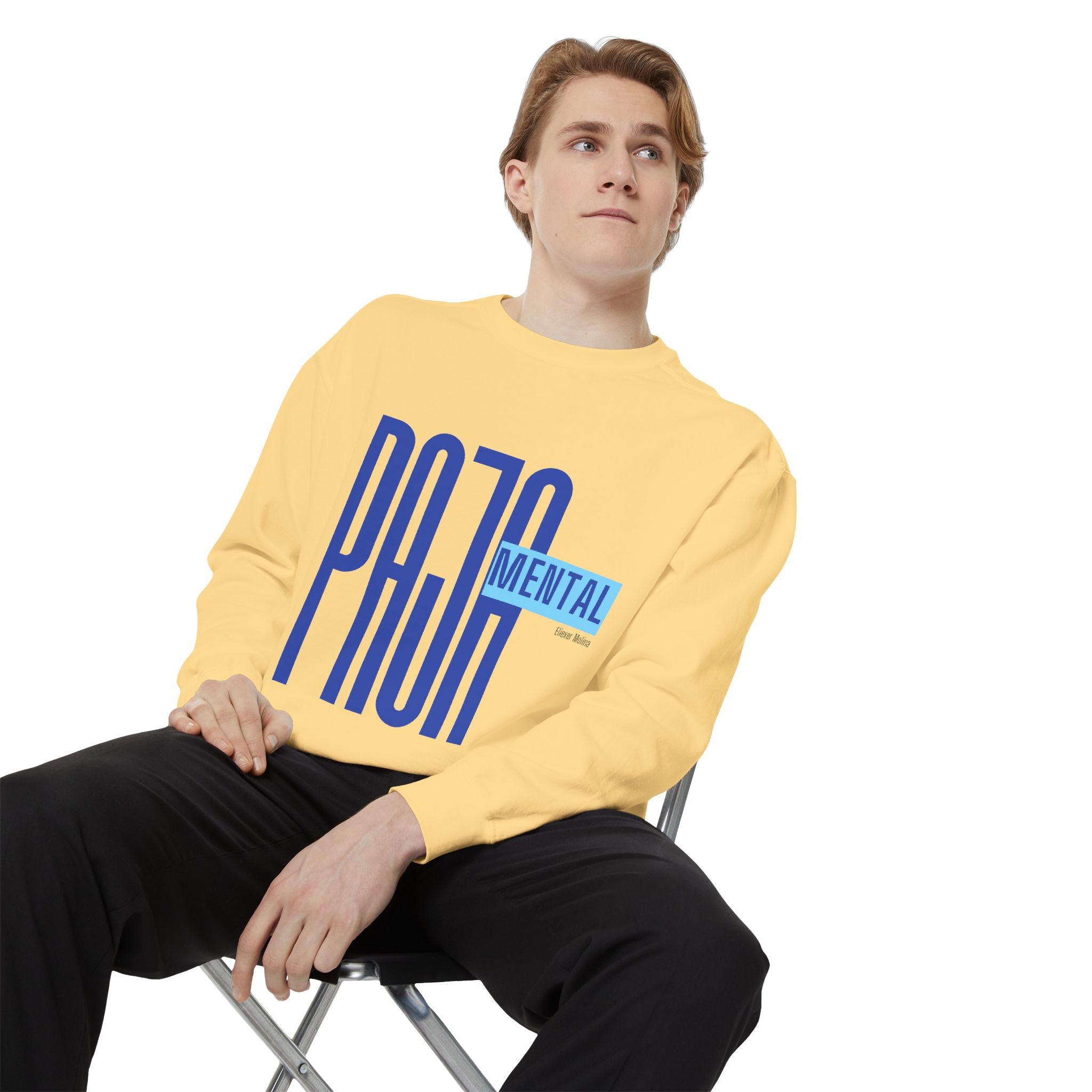 Mental Pazn Sweatshirt "Suerten Ya Esa" Spanish Graphic Crewneck