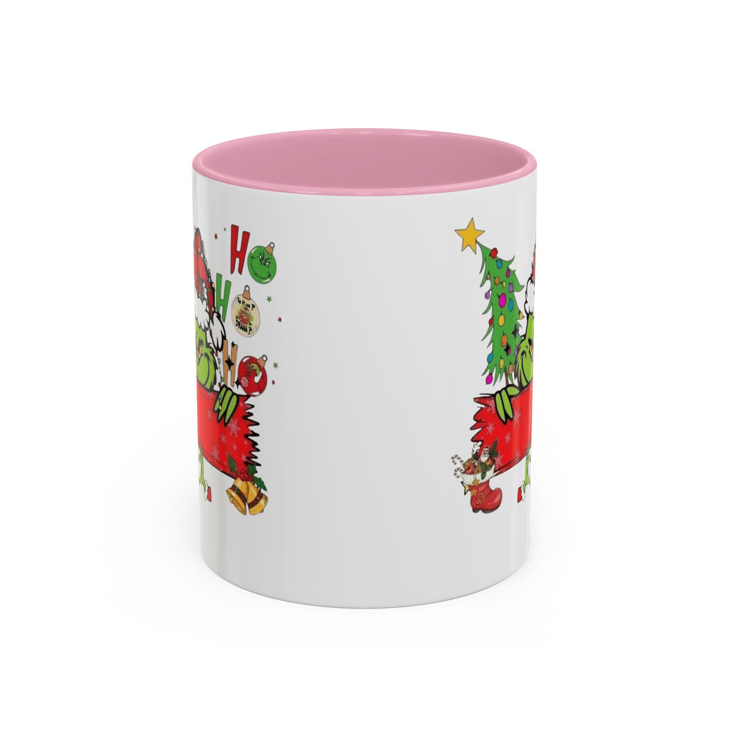 Christmas Grinch Mug (11oz & 15oz)  Funny Holiday Coffee Cup with Grinch Illustration Christmas Mugs Collection!