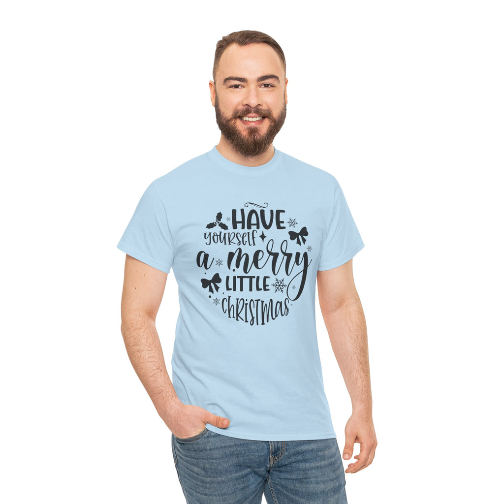 Merry Christmas Cotton Tee Holiday Graphic Tees & Cozy Festive Wear