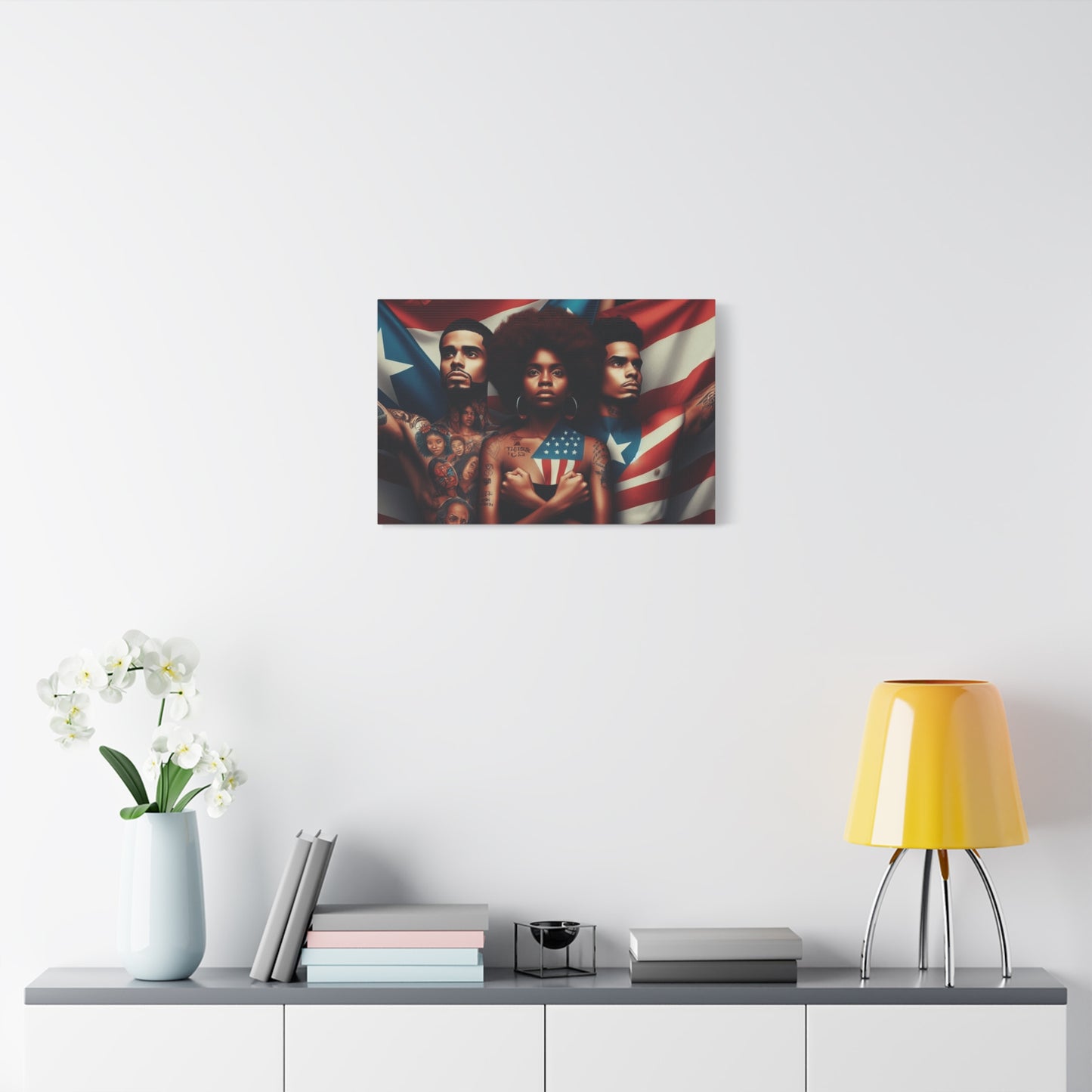 Rooted in Culture, Radiating Power Puerto Rican Wall Art, Unique Gift, Empowering Decor