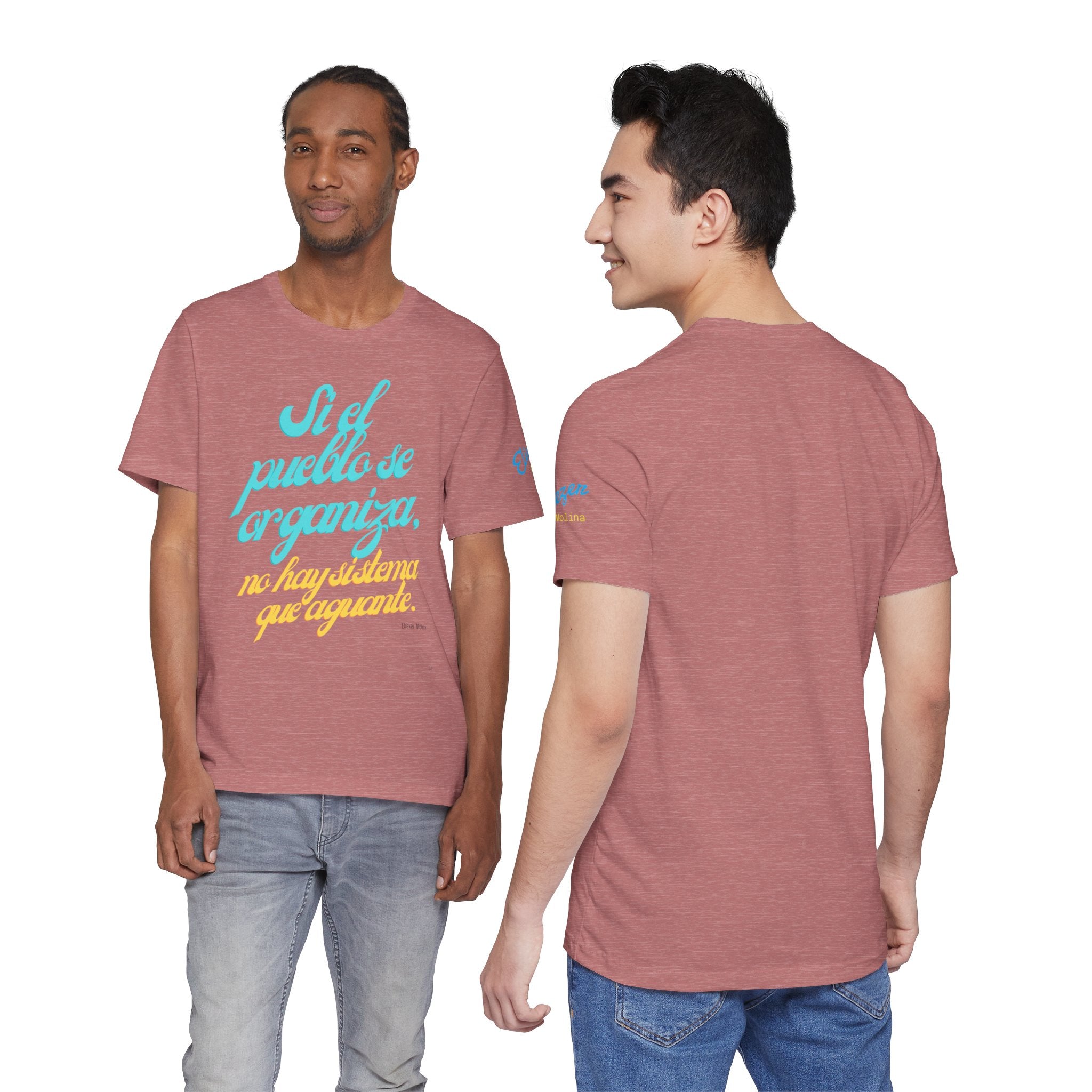 Spanish Script Tee  “Si el pueblo se organiza” Graphic T-Shirt