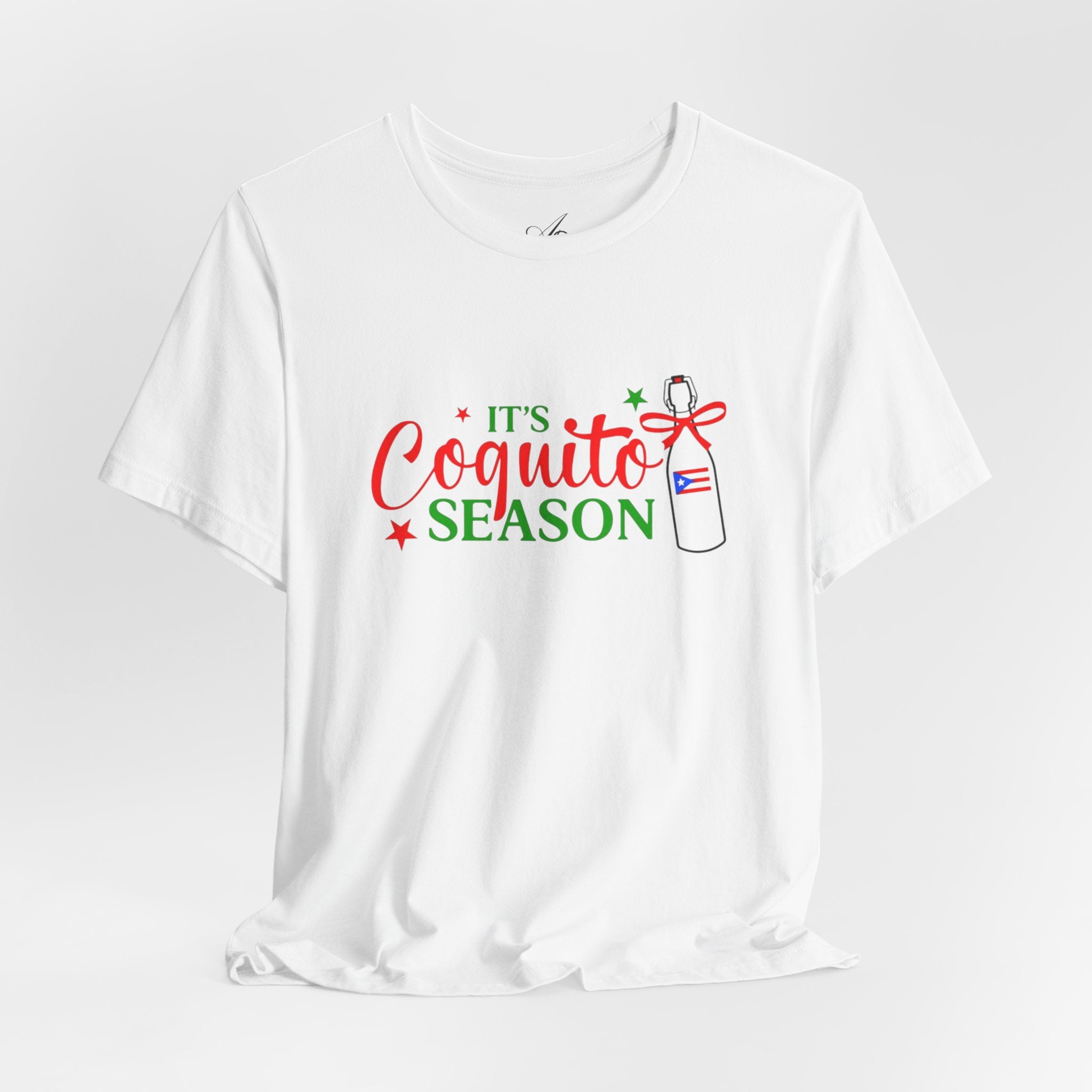 It's Coquito Season T-Shirt - Christmas Puerto Rican Holiday Cocktail Tee