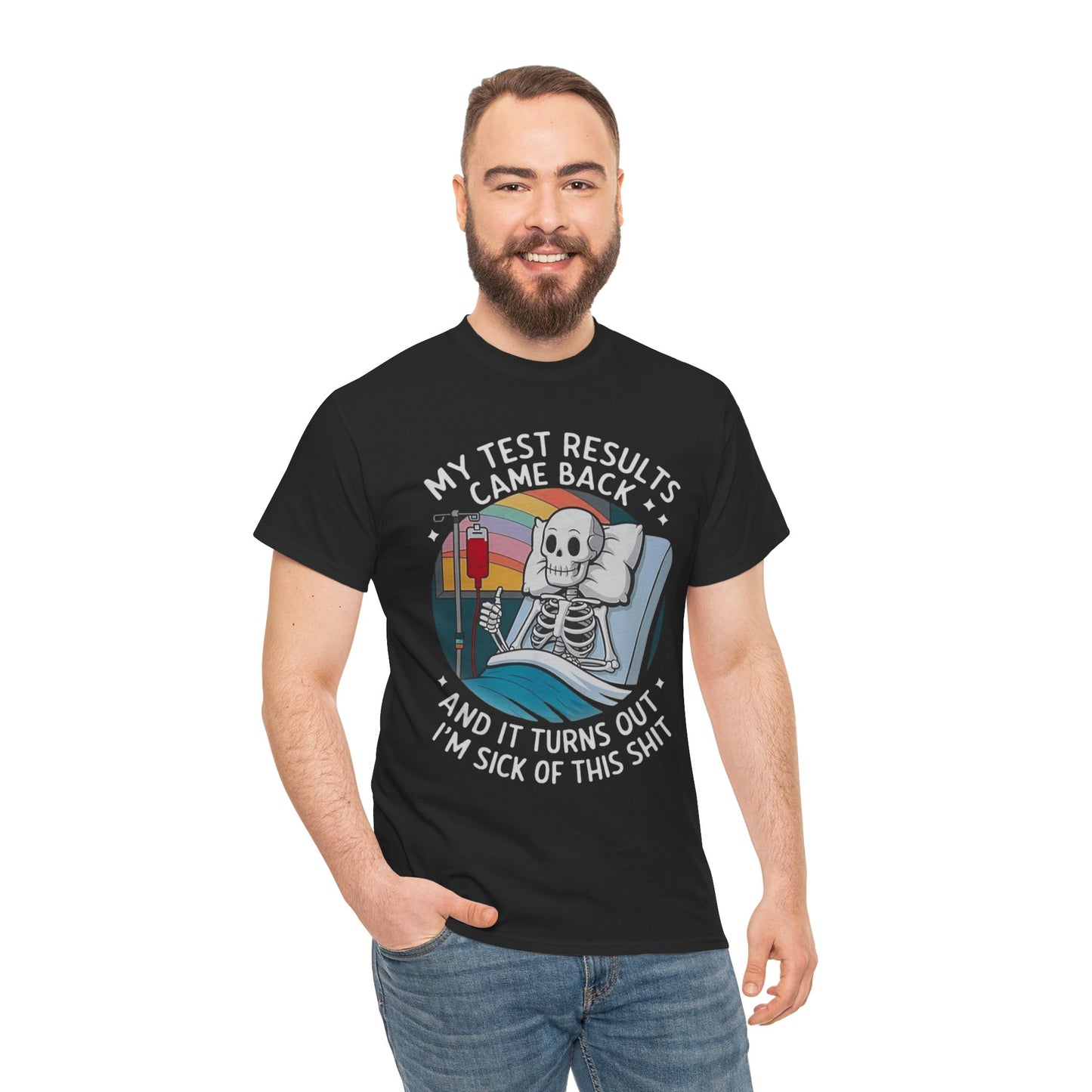 Halloween Sassy Skeleton Tee, Funny Graphic T-Shirt, Unisex Humor Shirt, Halloween Apparel, Gift for Friends