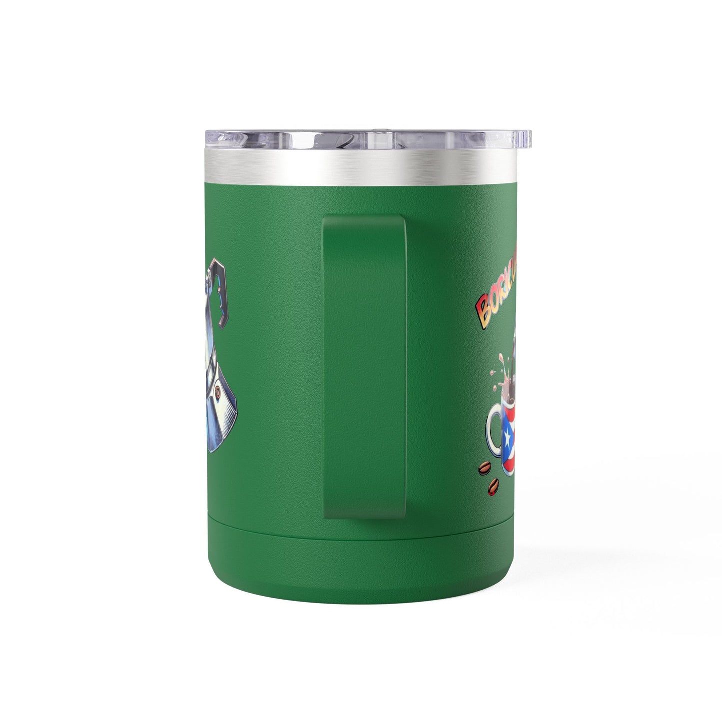 Puerto Rican Coffee Mug Tumbler, 15oz | Great Gift for Coffee Lovers, Unique Kitchen Decor, Perfect for Birthdays & Holidays