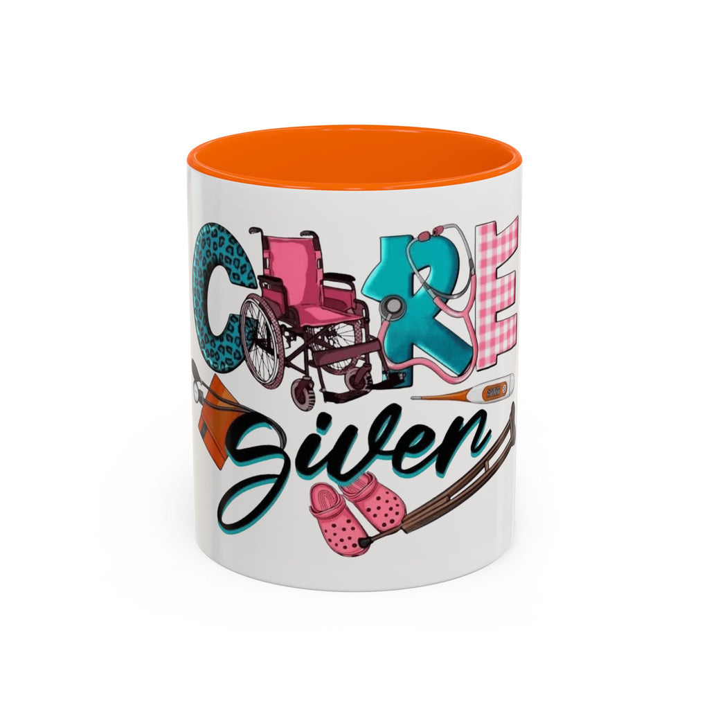 Nurse Given Accent Coffee Mug — Caregiver & Medical Equipment Design Christmas mug for all healthcare heroes