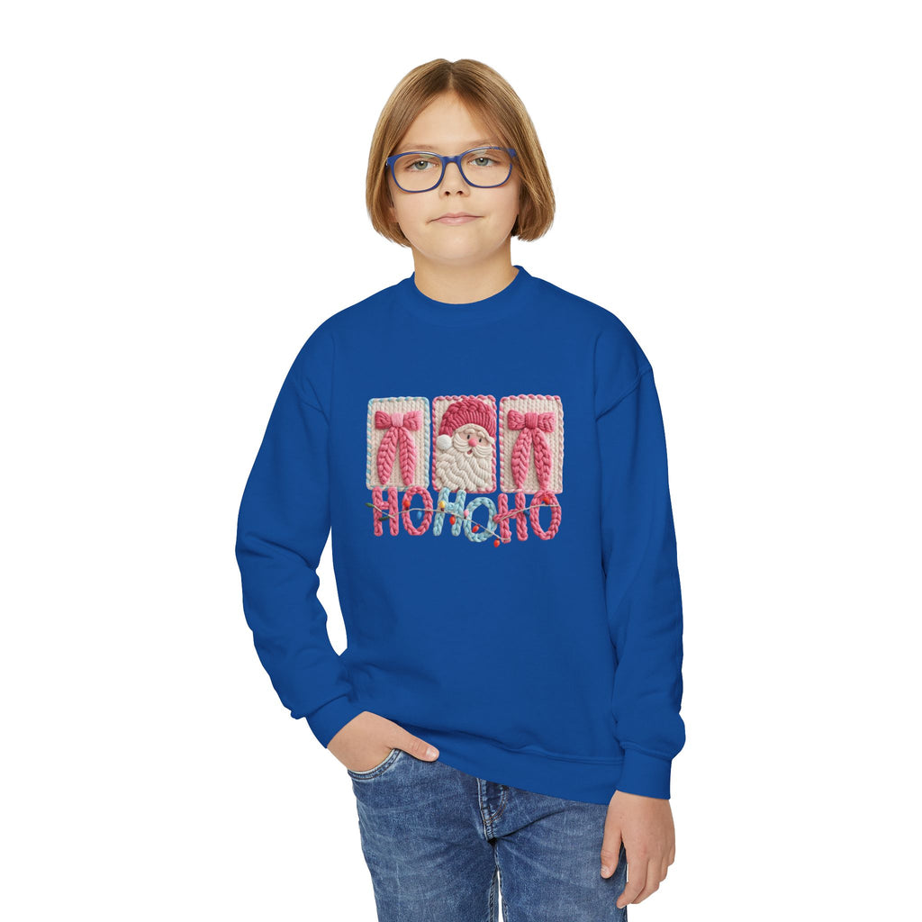 Youth Christmas 'HOHOHO' Crewneck Sweatshirt