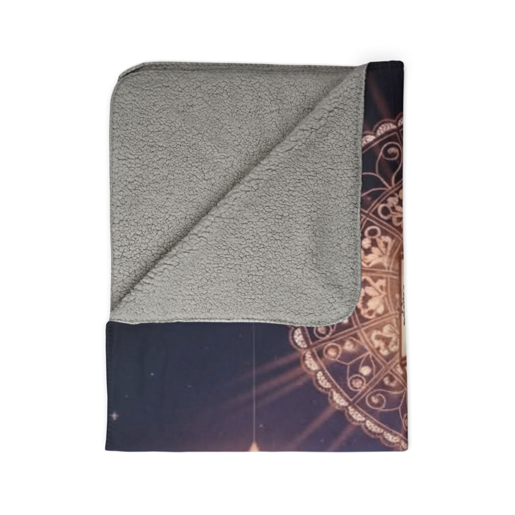 Memorial Christmas Blanket — "You are my guiding lights" Sherpa Throw (Mom & Dad) Holiday Christmas Blanket