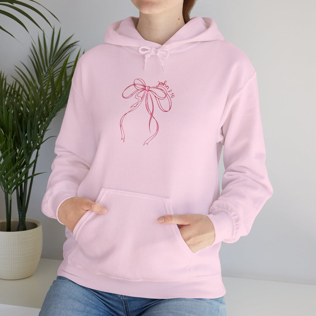 You Are So Loved Hoodie Heart Full” Heart Ribbon Comfort Sweatshirt