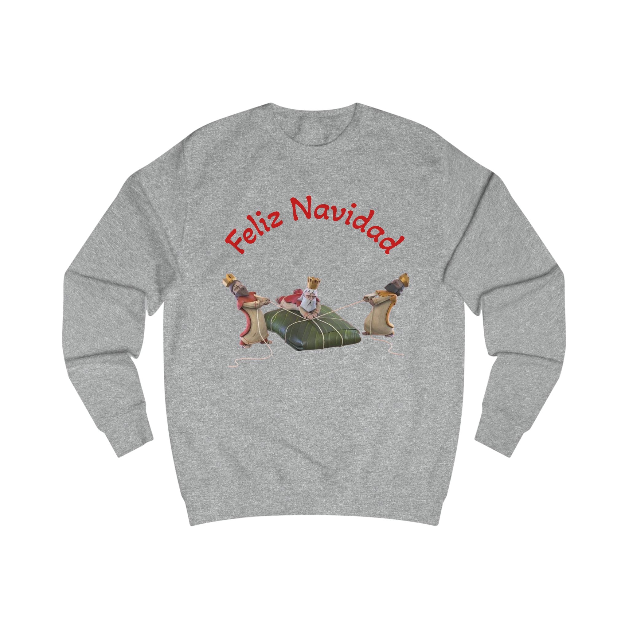 Feliz Navidad Nativity Sweatshirt —Three Kings  Christmas Crewneck for Holiday Celebrations