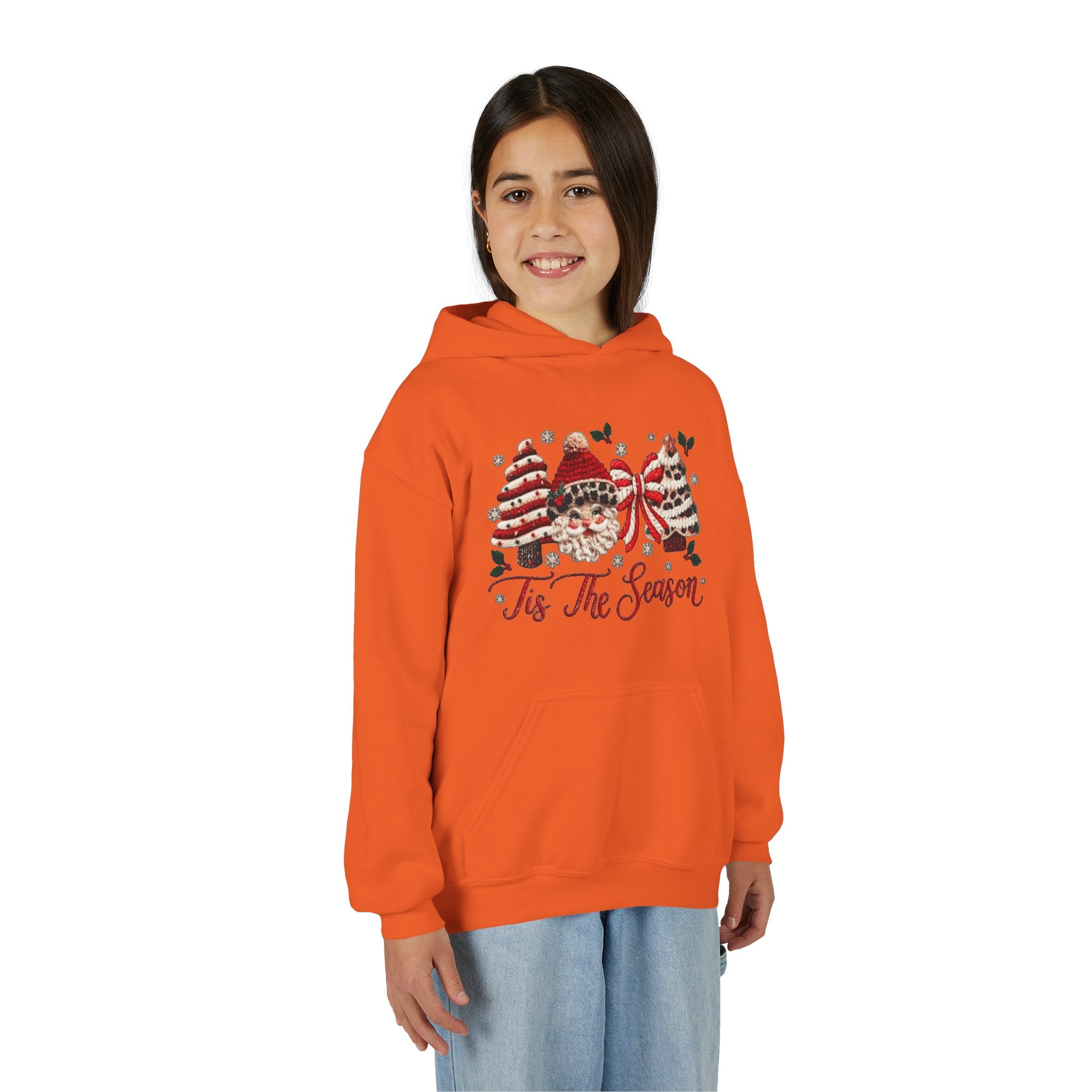 Youth Hoodie  Grinch Christmas Scene with 'Maybe Christmas' Quote