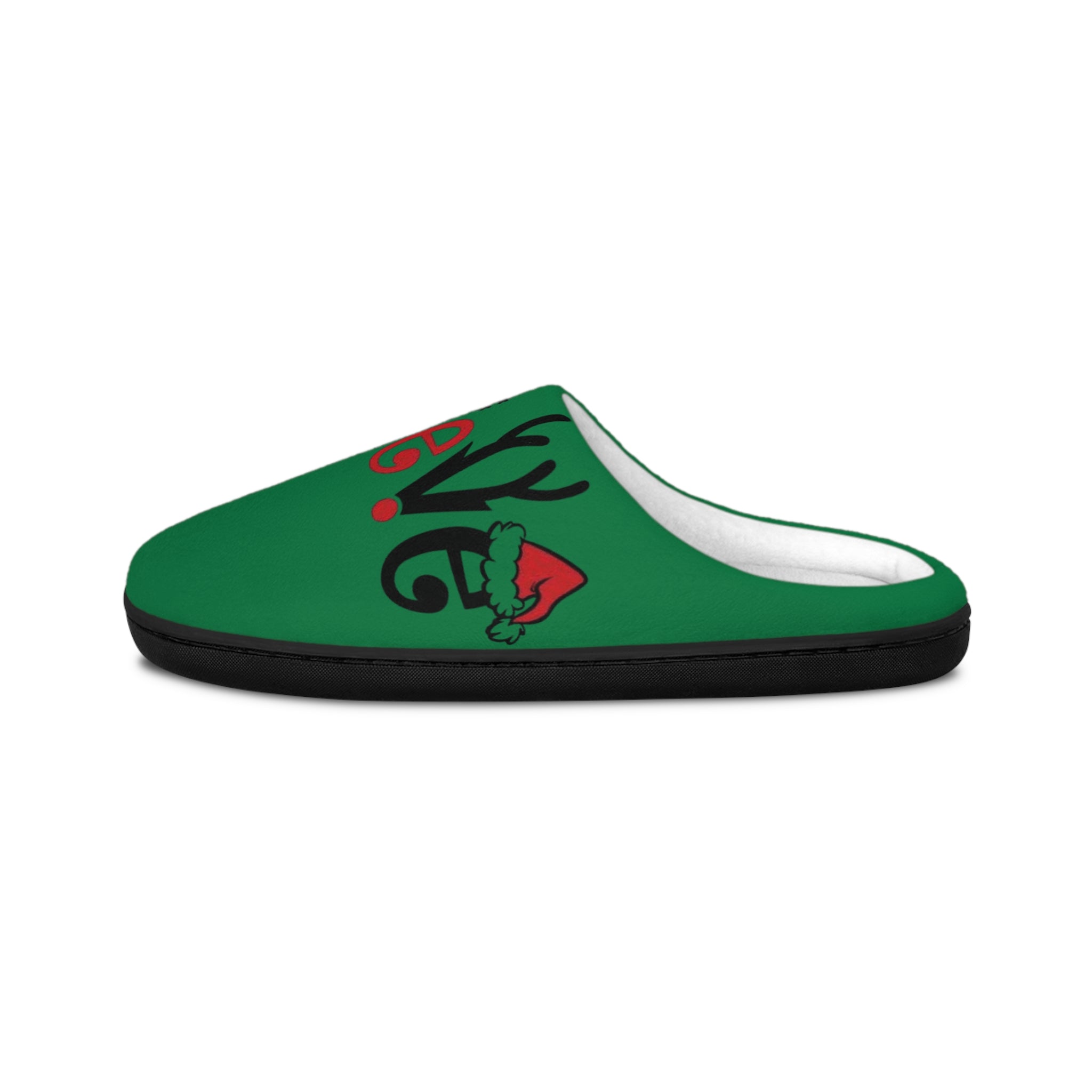 Christmas "Believe" Women's Indoor Slippers — Cozy Holiday Home Shoes