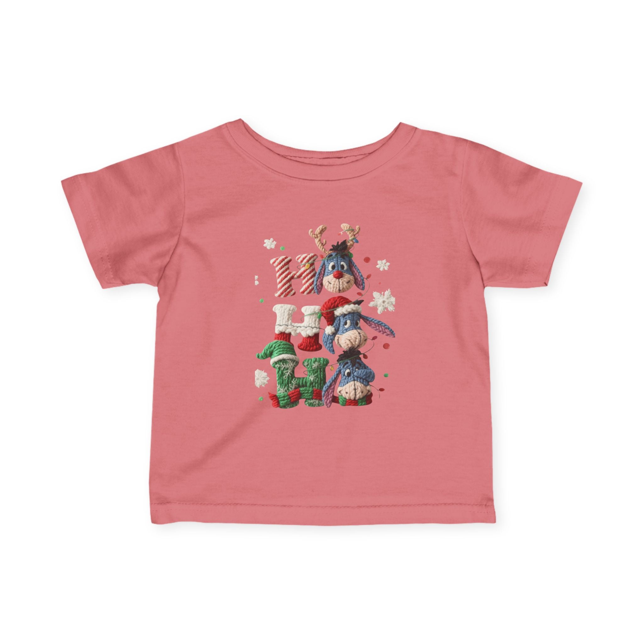 Infant Tee  Cute Holiday Penguins & Polar Bears Christmas Stack