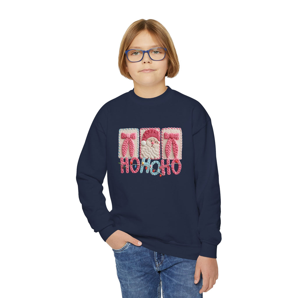 Youth Christmas 'HOHOHO' Crewneck Sweatshirt