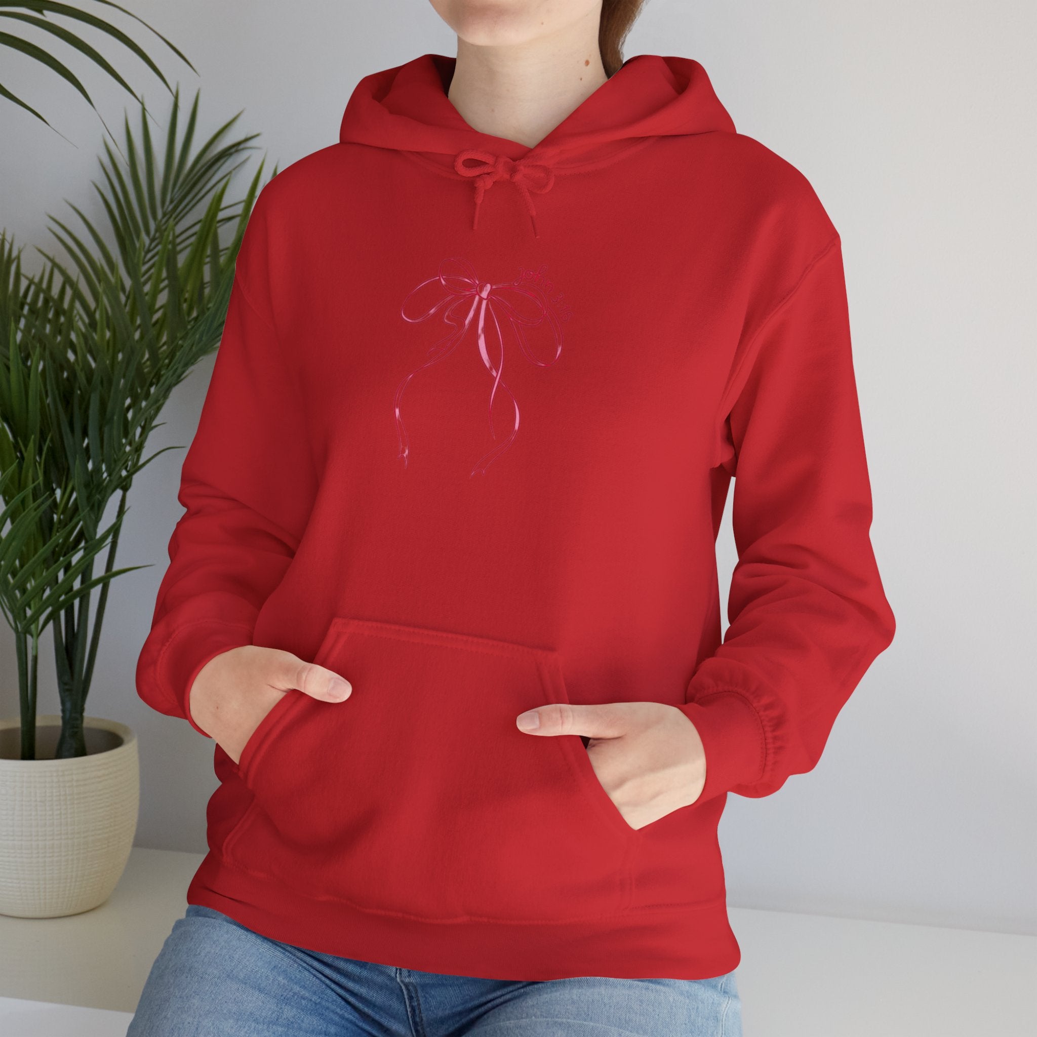 You Are So Loved Hoodie Heart Full” Heart Ribbon Comfort Sweatshirt