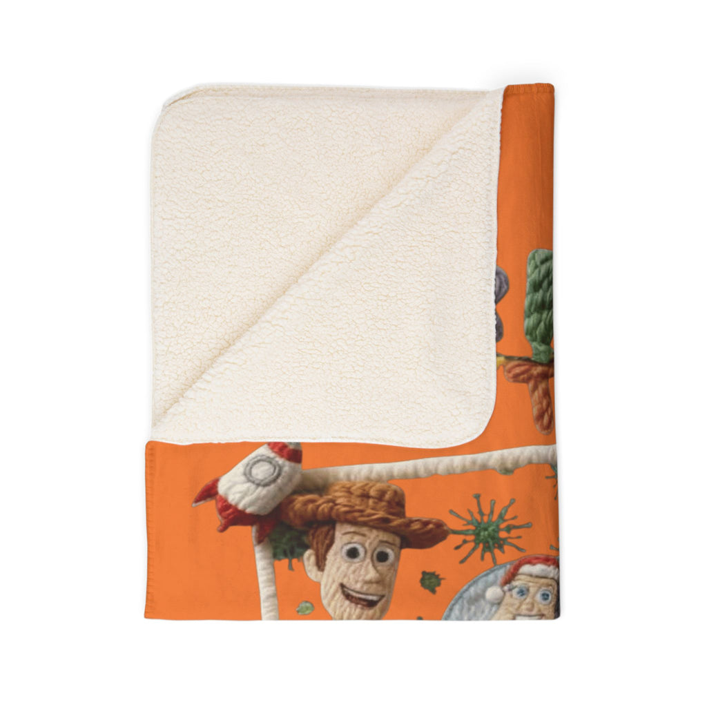 Magical Christmas Cartoon Blanket Toy Story Christmas Fleece Blanket