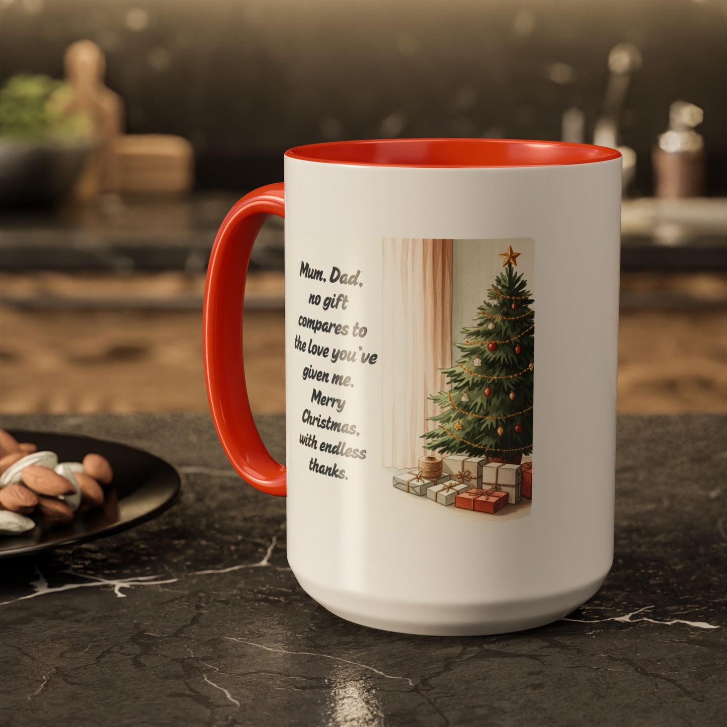 Christmas Mugs  Holiday Coffee Cups with Festive Quotes & Designs  Colorful 11oz & 15oz Coffee Cup with Heartfelt Message