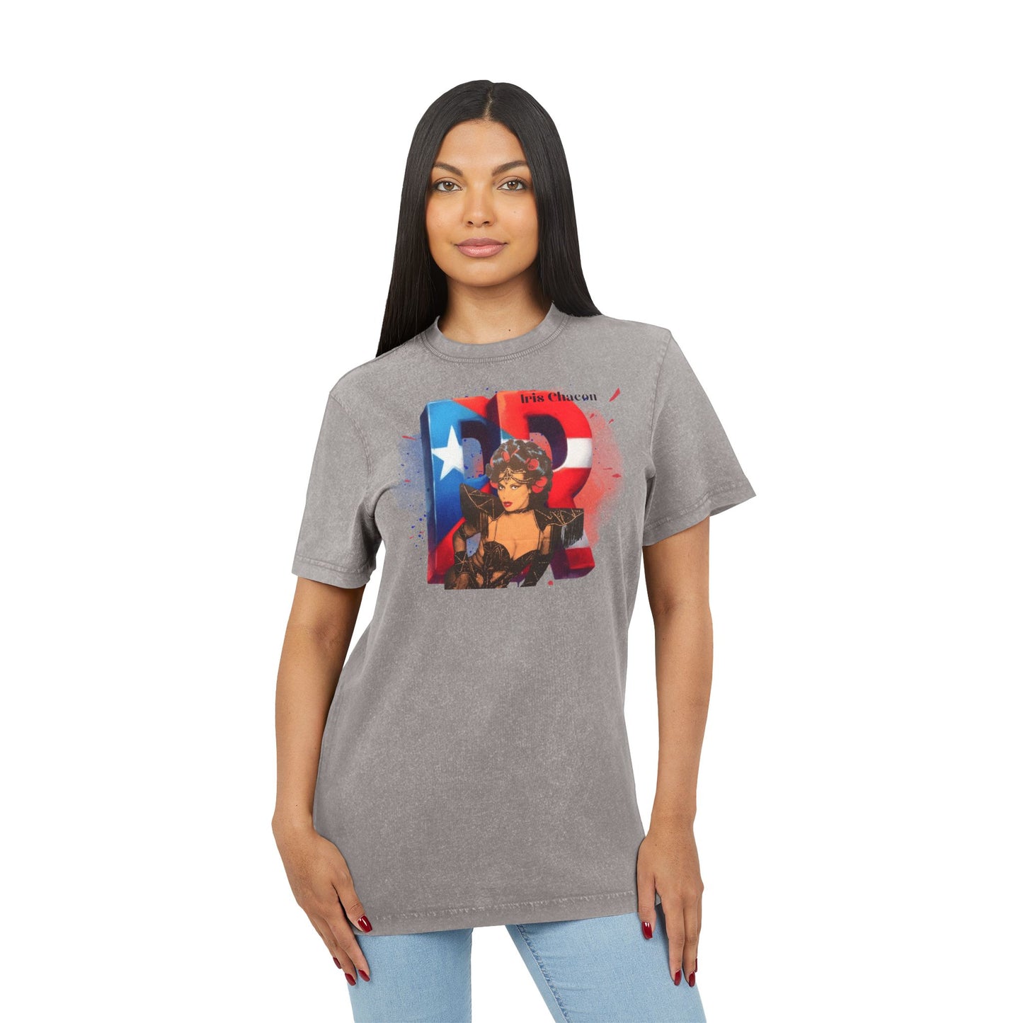 Puerto Rican Iris Chacon , Vintage Graphic Shirt, Casual Wear, Festival Apparel, Summer T-Shirt, Gift for Her
