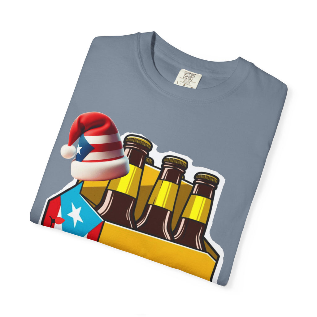 Medalla Light Beer T-Shirt  Navidad Boricua Holiday Tee Puerto Rico’s Navidades