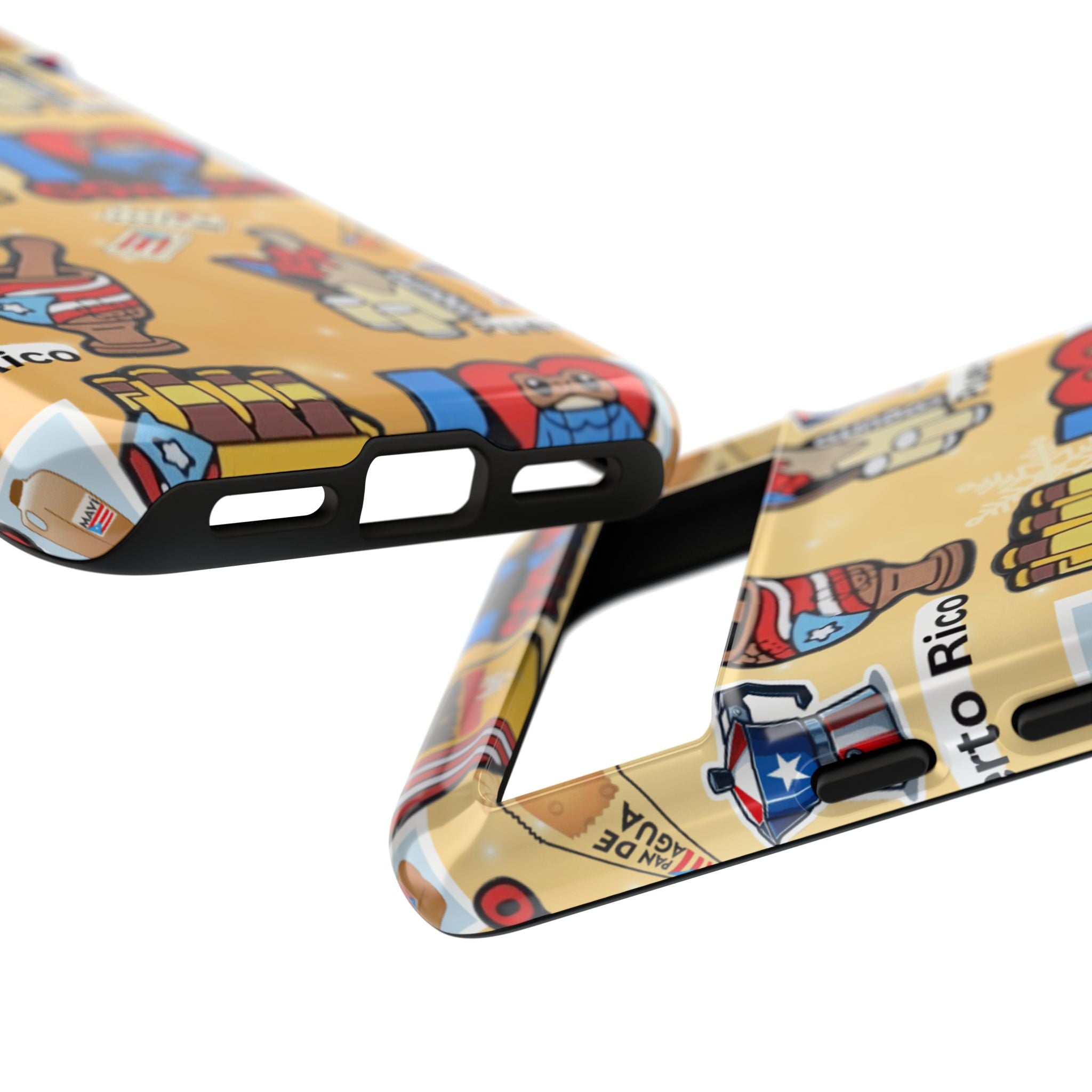 Puerto Rico Sticker Collage Tough Case  ‘I  Concho’ Pattern Phone Case