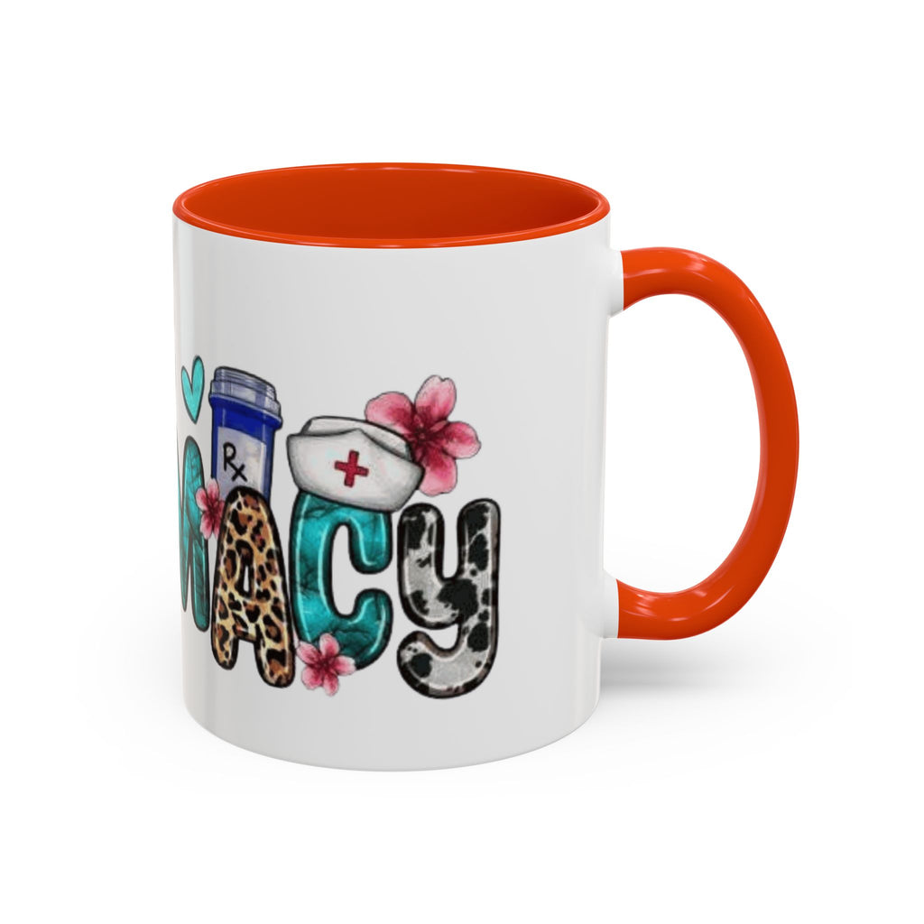 Pharmacy Nurse Coffee Mug — Cute Leopard & Teal Medical Design (11oz/15oz)Christmas mug for all healthcare heroes