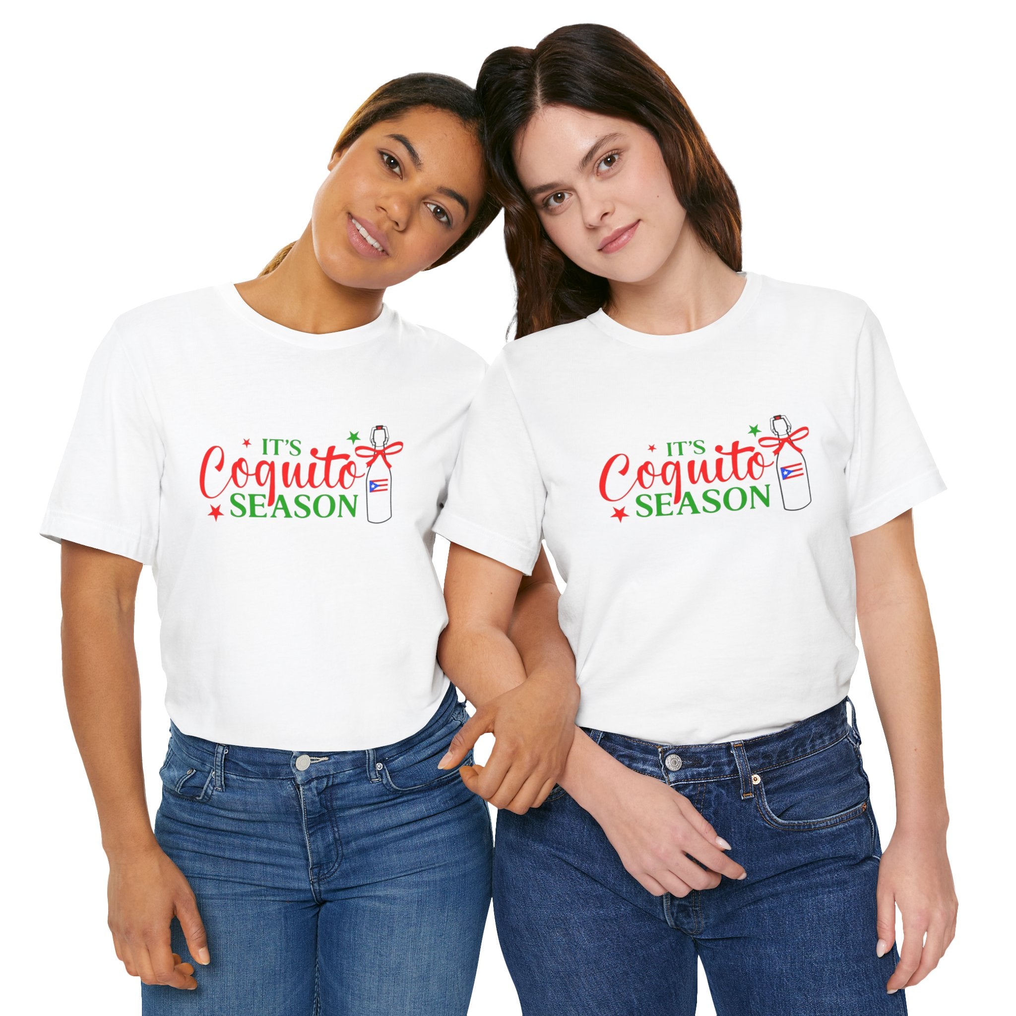 It's Coquito Season T-Shirt - Christmas Puerto Rican Holiday Cocktail Tee