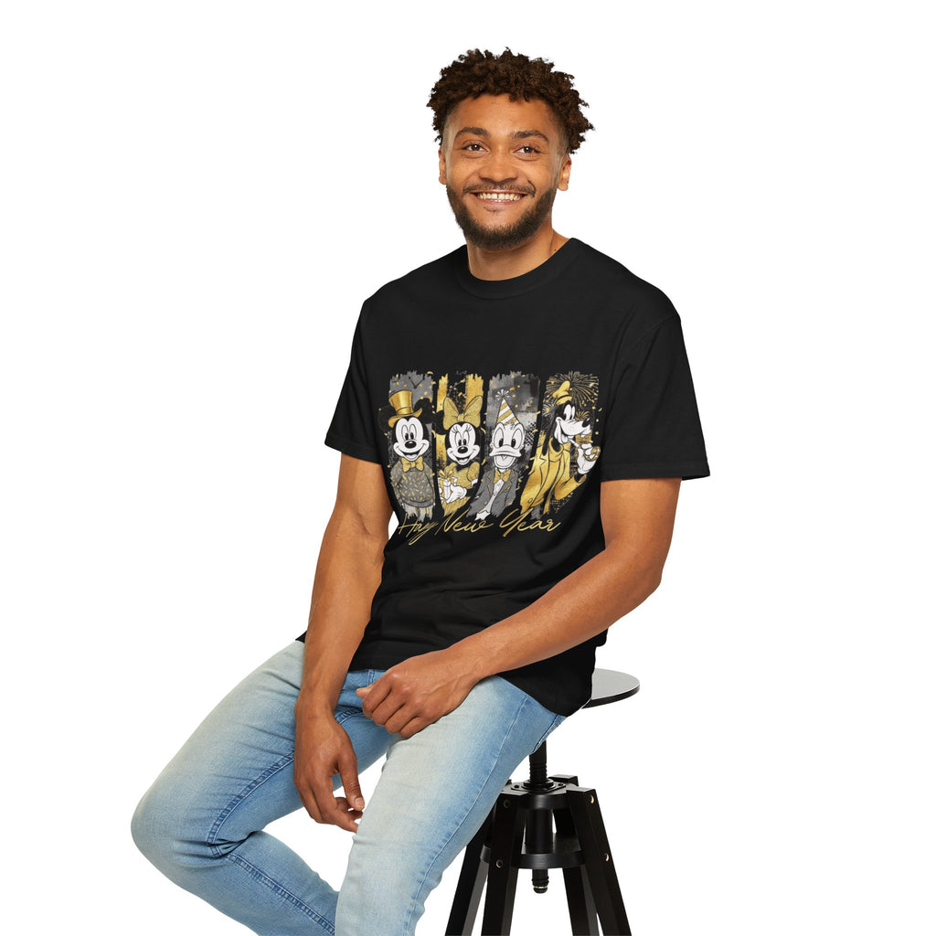 New Year Mickey & Friends T-Shirt  'Happy New Year' Graphic Tee