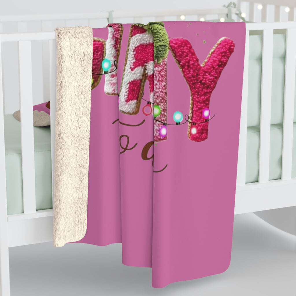 Magical Christmas Cartoon Blanket Feeling Extra Grinchy Today Sherpa Blanket - Cozy Holiday Throw