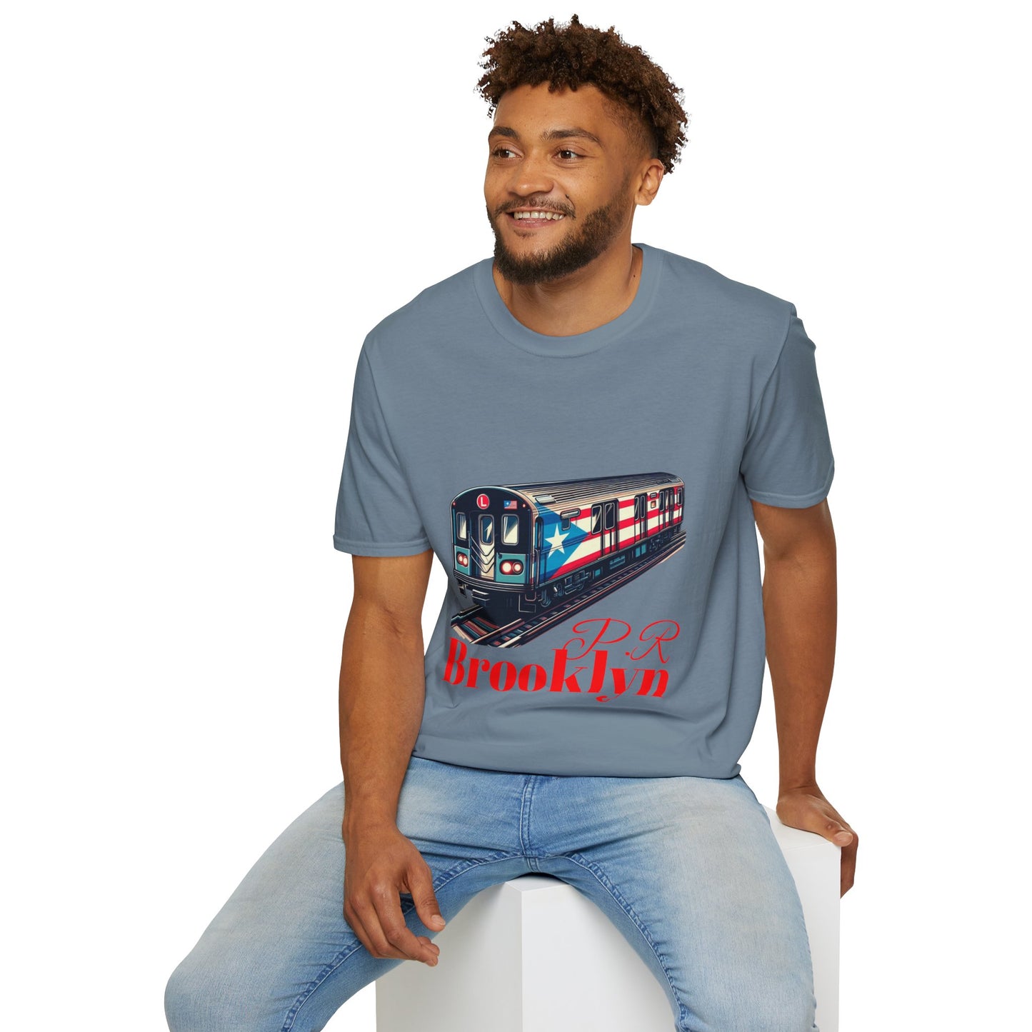 New Yorican and Proud Where Boricua Meets Brooklyn PR Train T-Shirt, Unisex Graphic Tee, Travel Shirt, Gift for NYC Lovers,