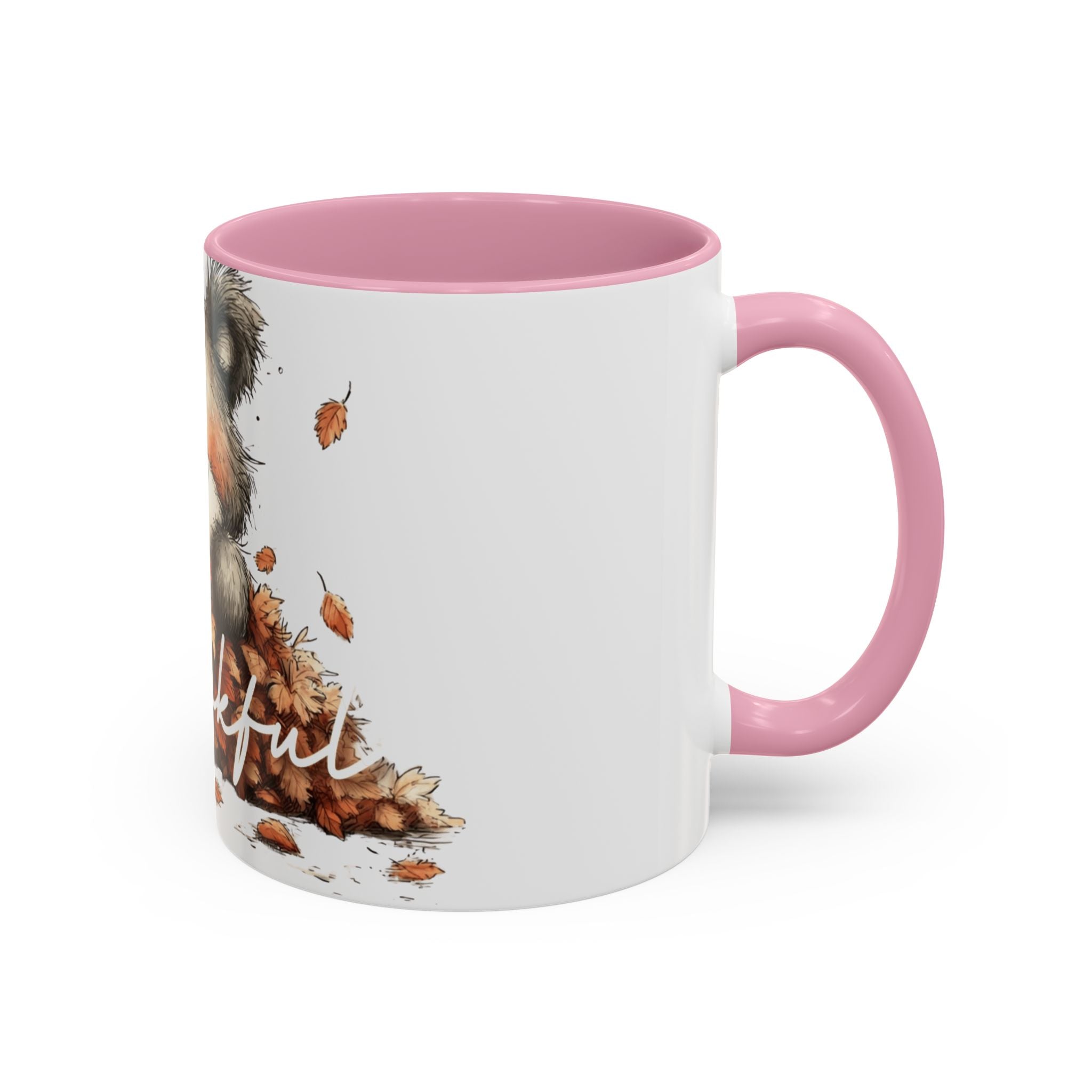 Thankful Bear Autumn Mug — Cute Fall Coffee Cup (11oz, 15oz)