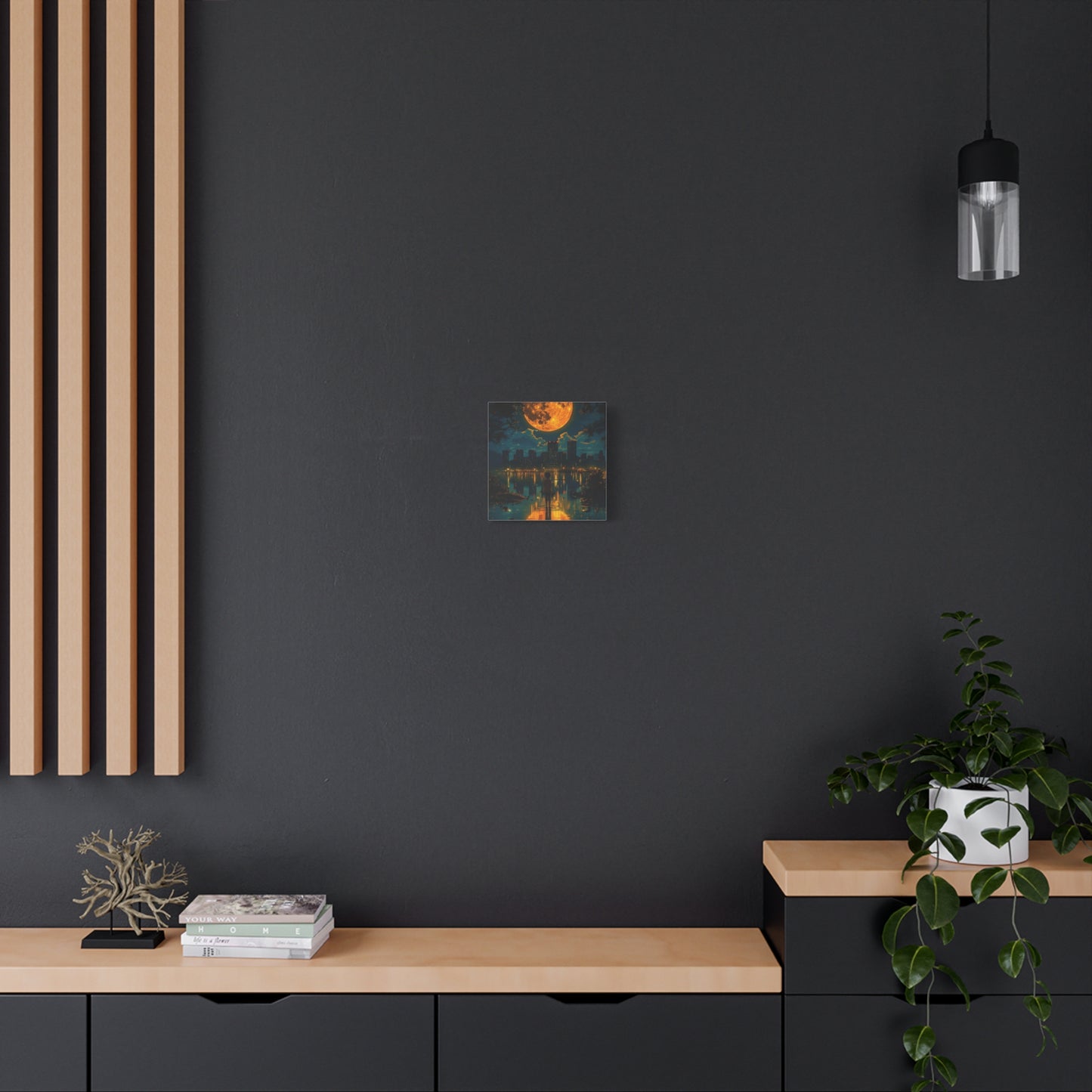 Because words have the power to move you let them live on your wall, Unique Nightscape Decoration, Perfect for Any Occasion