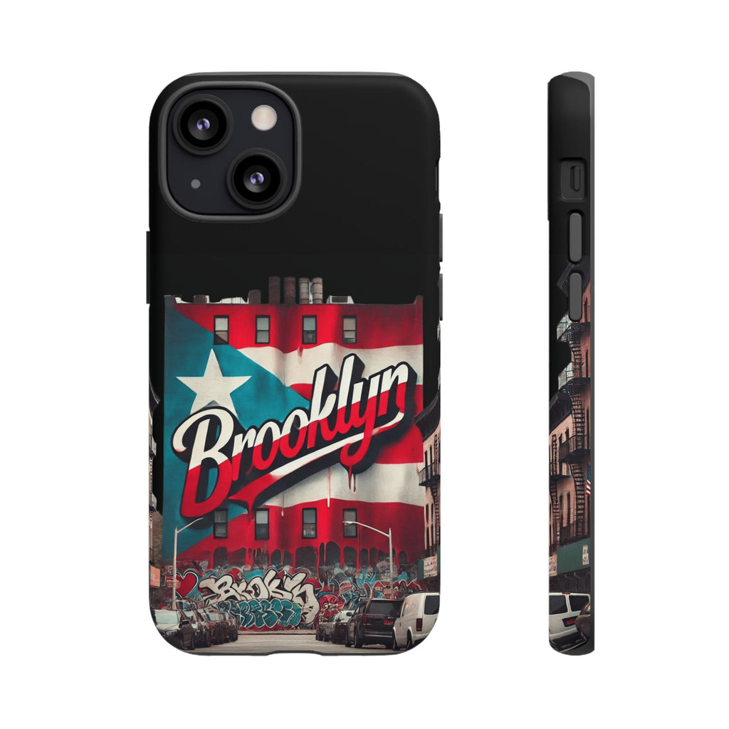 Brooklyn Street Art Phone Case  Urban Graffiti Protective Cover