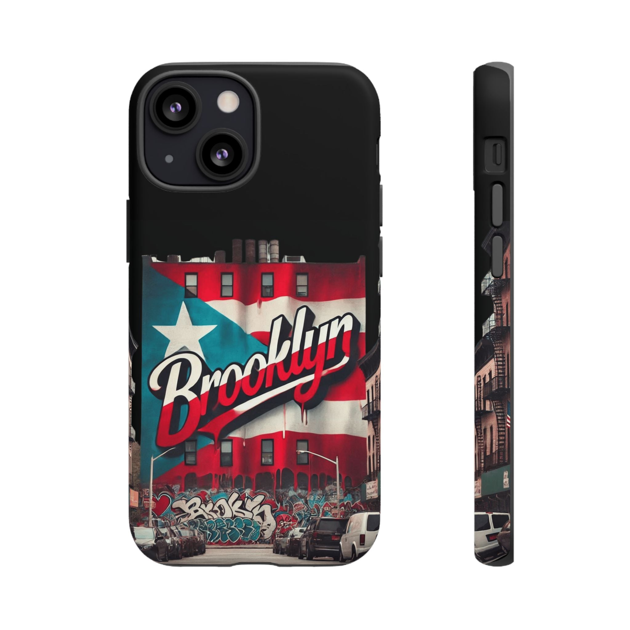 Brooklyn Street Art Phone Case  Urban Graffiti Protective Cover