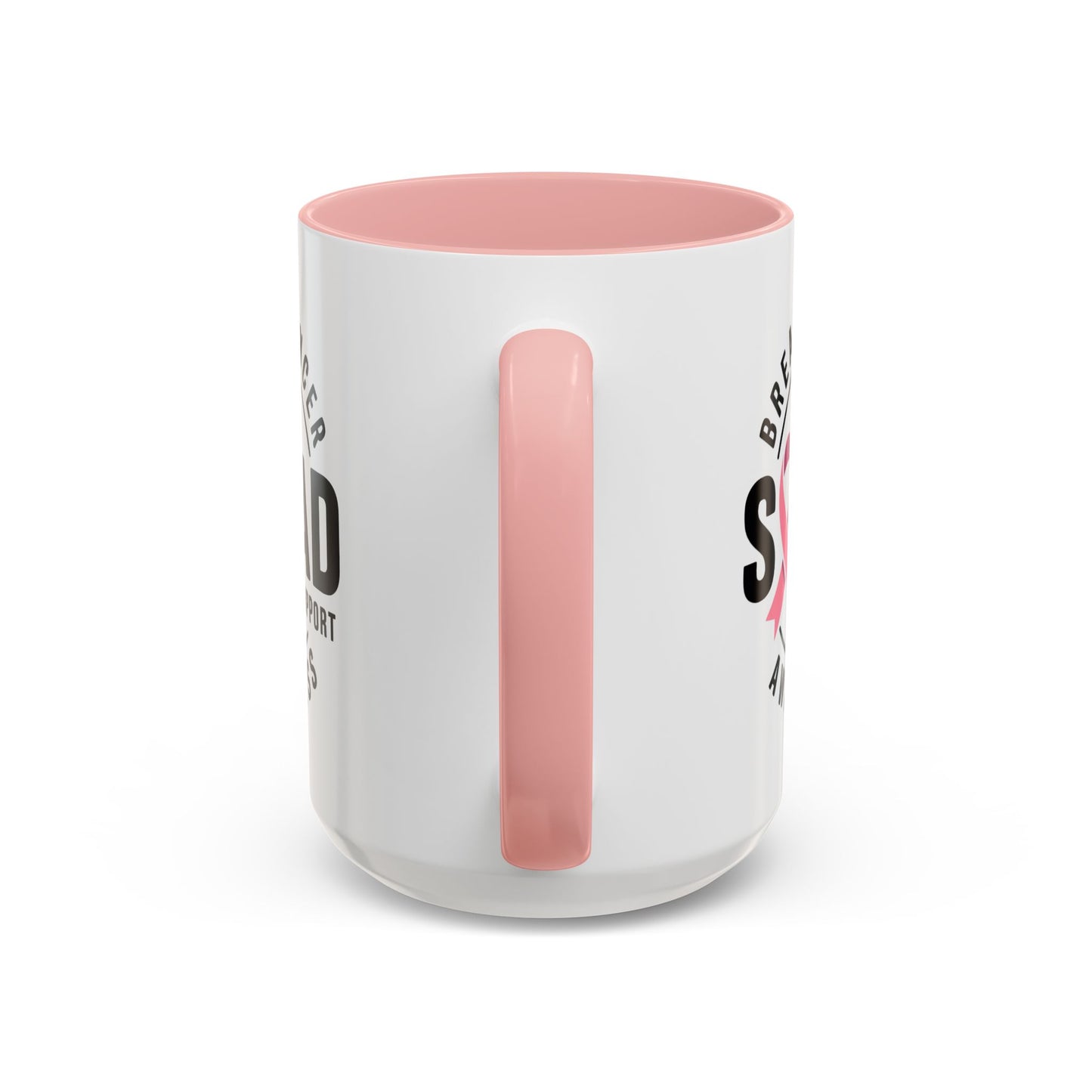 Breast Cancer Awareness Coffee Mug - Support Your Squad