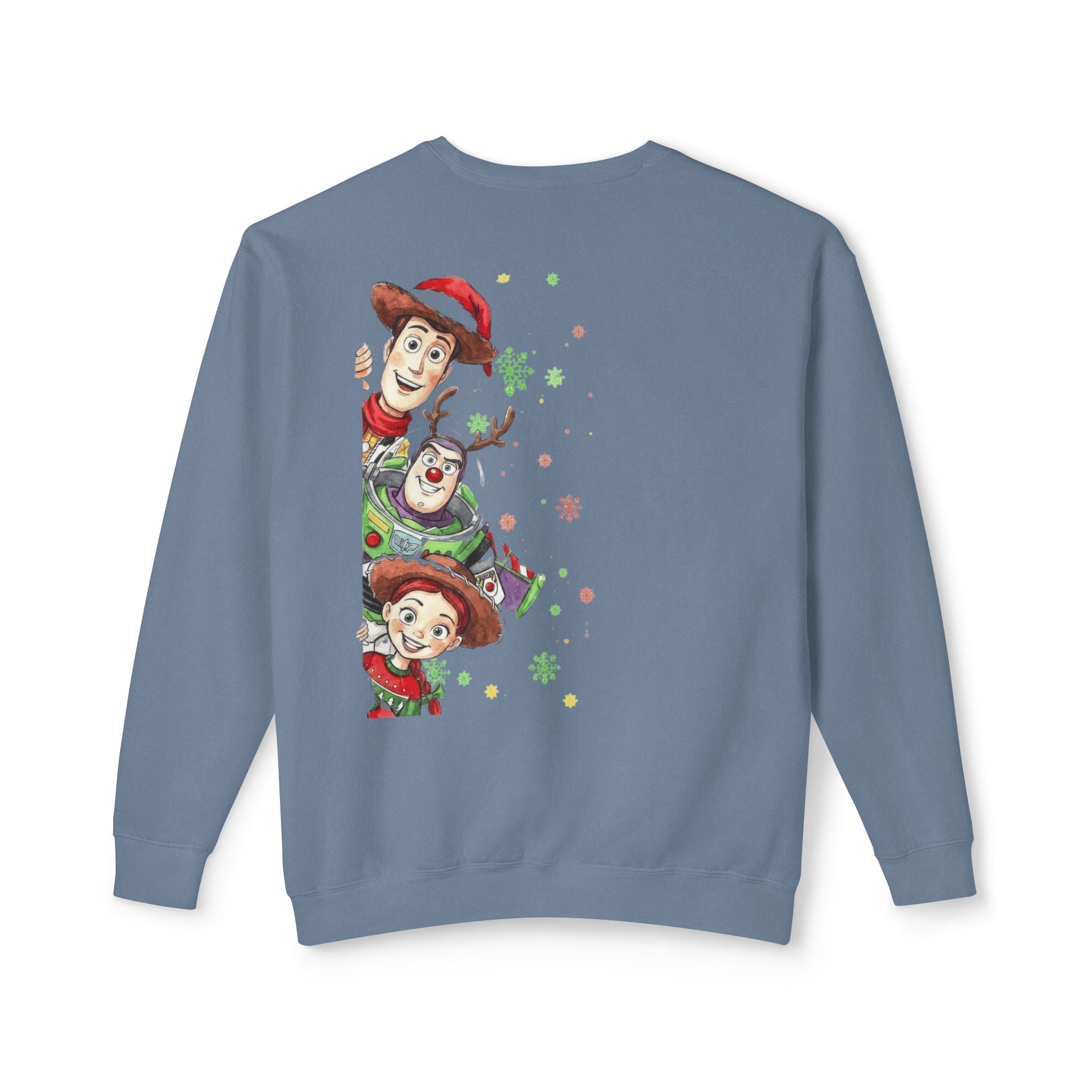Christmas Toy Cowboy Crewneck Sweatshirt  Festive Woody & Friends Holiday Sweatshirt Cartoon Christmas T-shirts and Sweaters