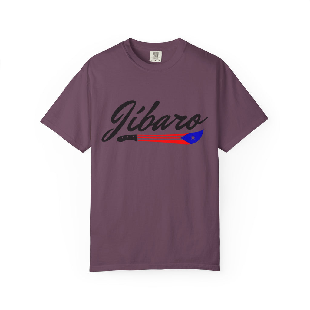T-Shirt  "Jíbaro" Puerto Rican Heritage Tee (Back Machete  Sombrero de Paja Design) Puerto Rico’s Navidades