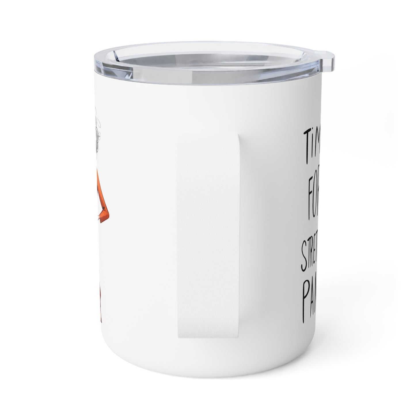 Funny Insulated Coffee Mug - 'Time for Stretchy Pants' Cozy Autumn Mug | Fall Aesthetic Drinkware | Warm & Cozy Coffee Cup