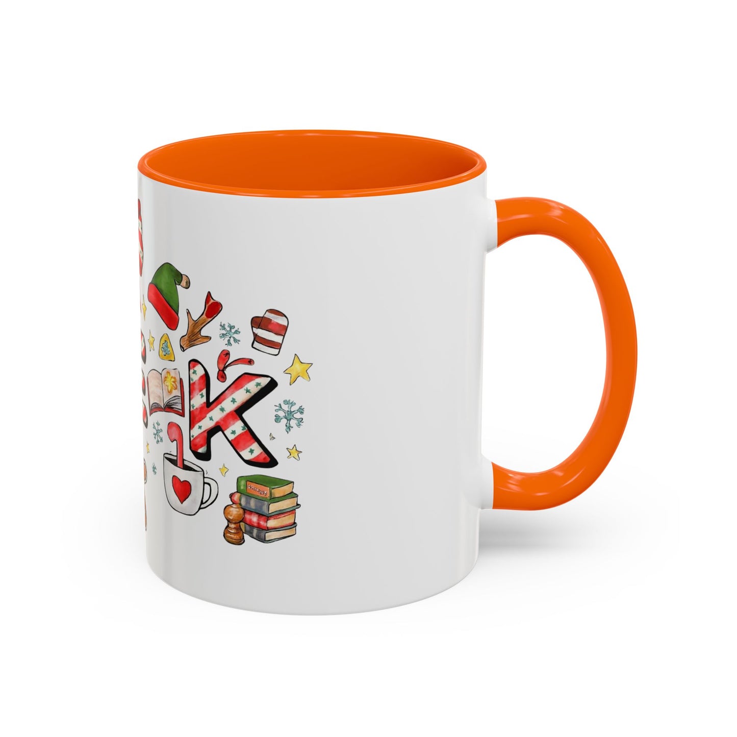 Holiday Teacher Coffee Mug 'PRE-K' Festive Gingerbread & Candy Cane Design (11/15oz) School Staff Christmas Mug Collection
