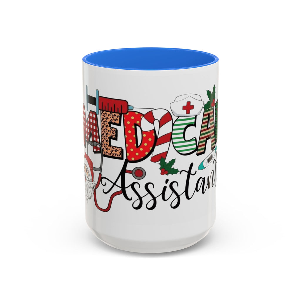 Medical Assistant Christmas Mug — Festive Colorful 11oz/15oz Coffee Cup Medical Christmas Mug